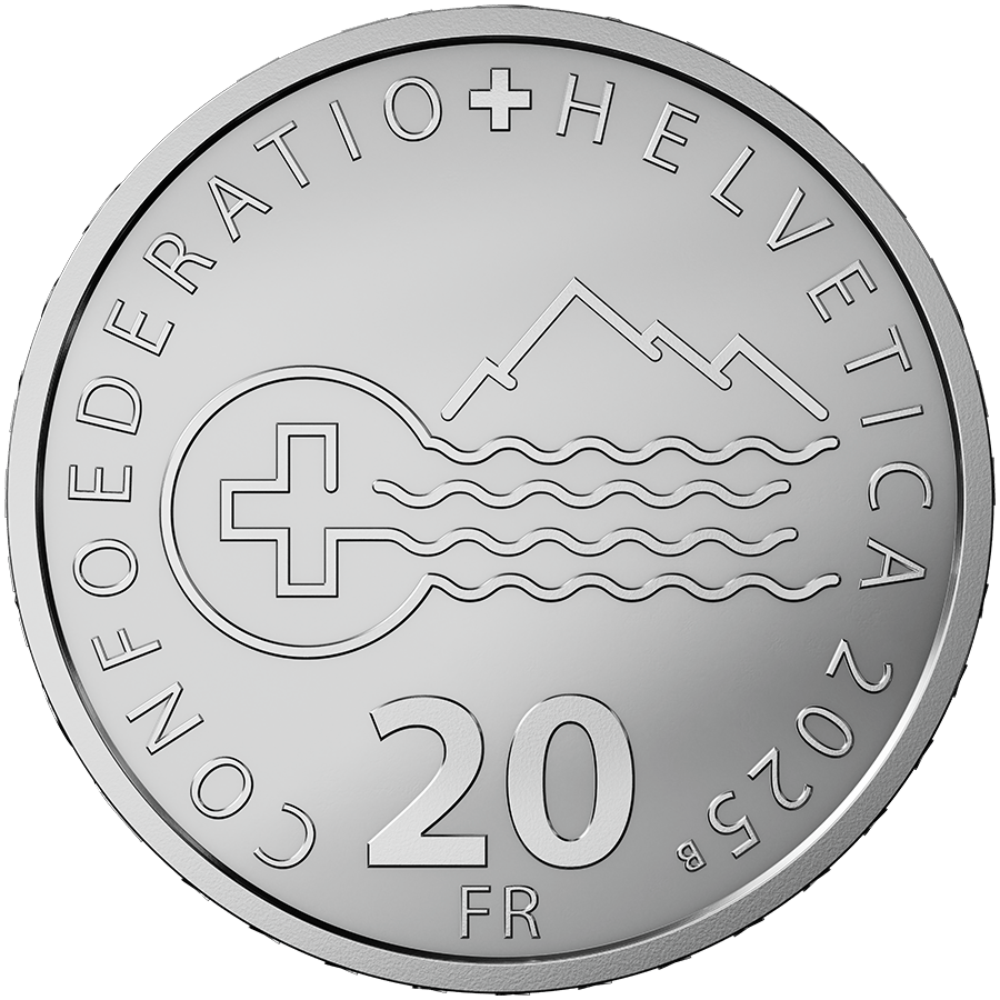 20 gram Silver Coin - Switzerland Lago Maggiore 2025 thumbnail 2