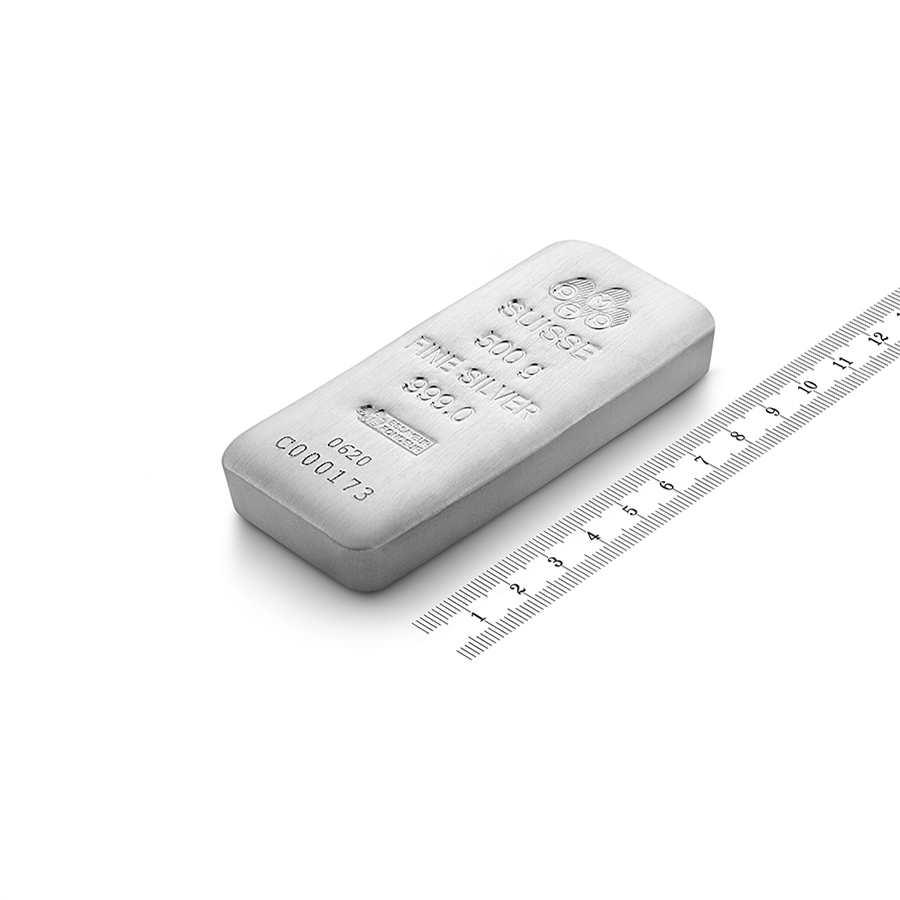 500 gram Silver Bar - PAMP Suisse thumbnail 3