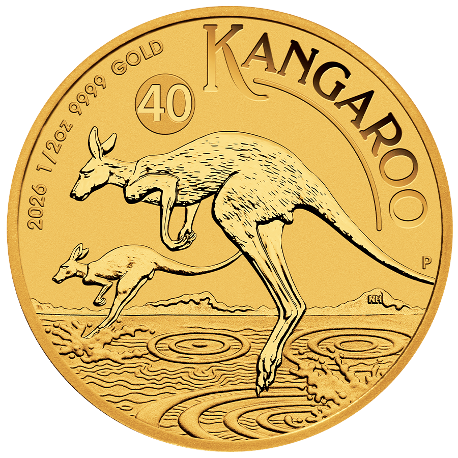 1/2 ounce Gold Coin - Australia Kangaroo 2026 — photo 1