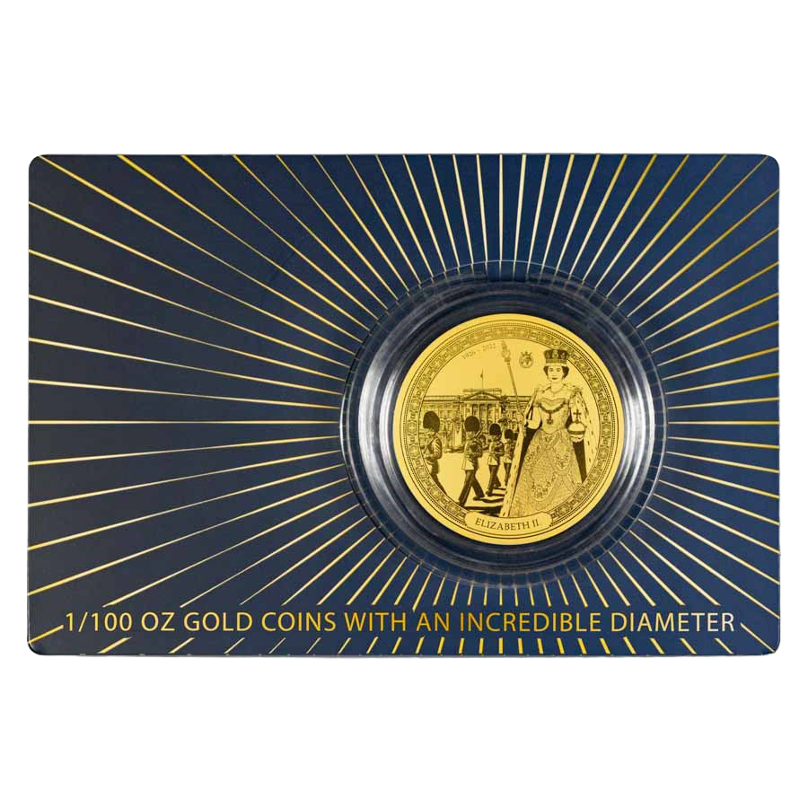 1/100 oz Gold Coin - Emperors of the World - Queen Elizabeth 2026 — photo 1