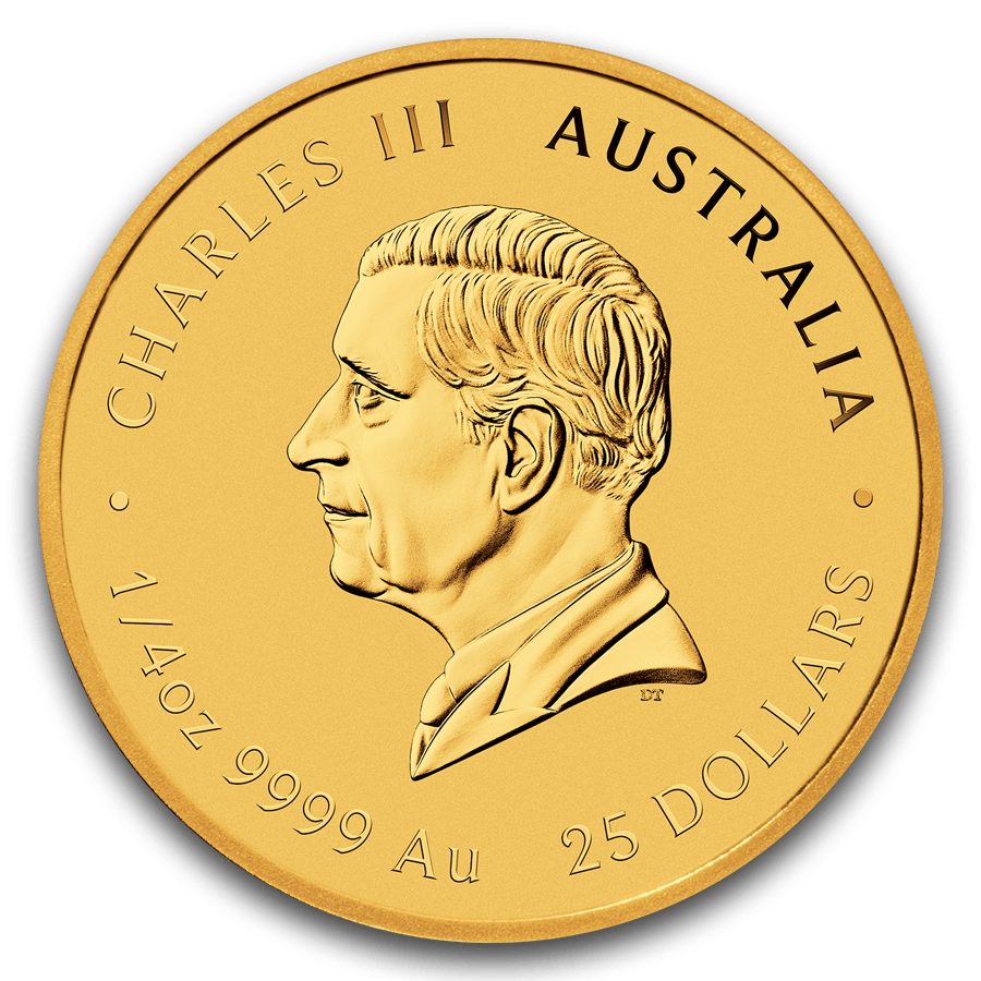 1/4  ounce Gold Coin -  Australia Lunar Snake BU 2025 (Series III) thumbnail 2