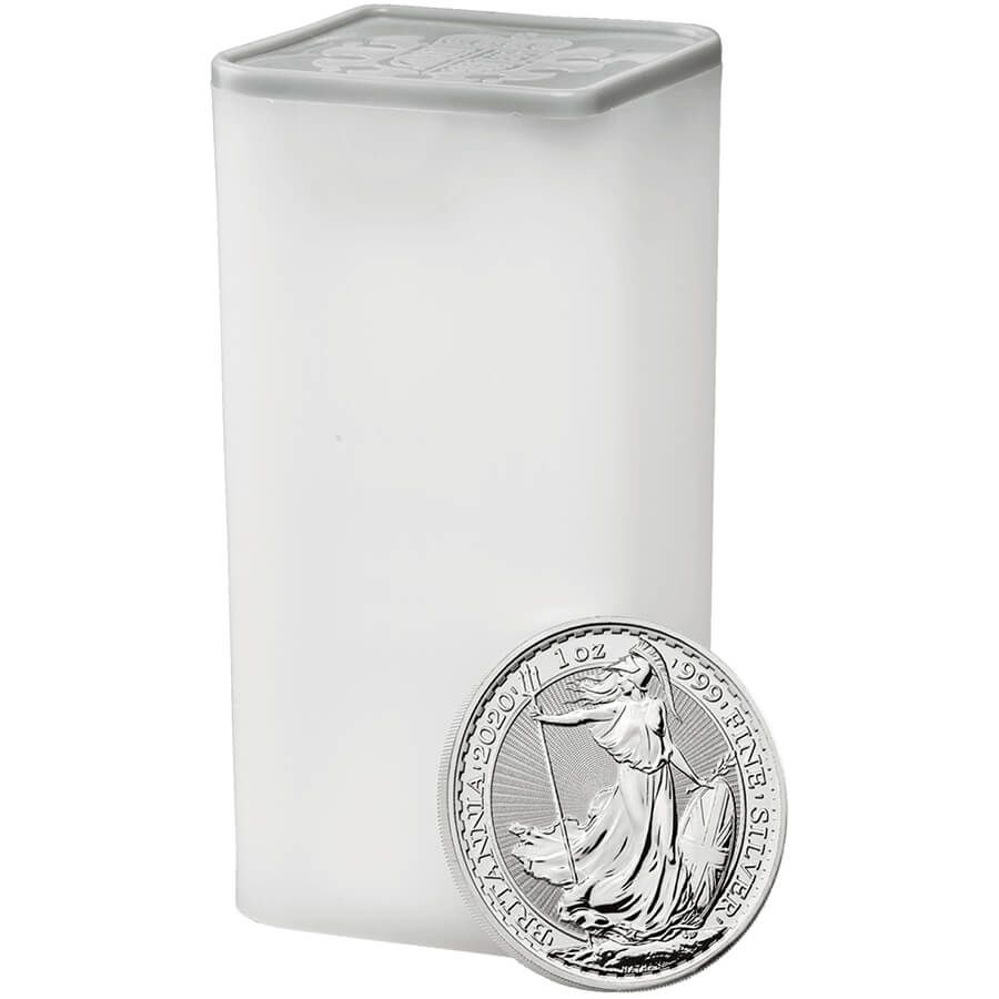 500 Coins Britannia Silver Monster Box (Mixed Years)  thumbnail 2