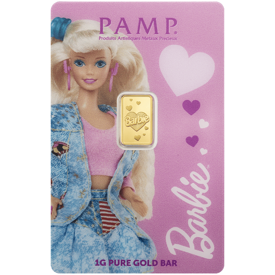 1 gram Gold Bar - Barbie Valentine's Day — photo 1