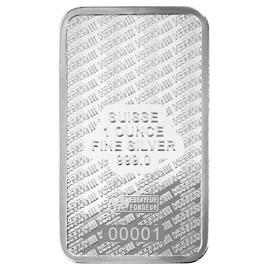 1 ounce Silver Bar - Call of Duty (with frame) thumbnail 6
