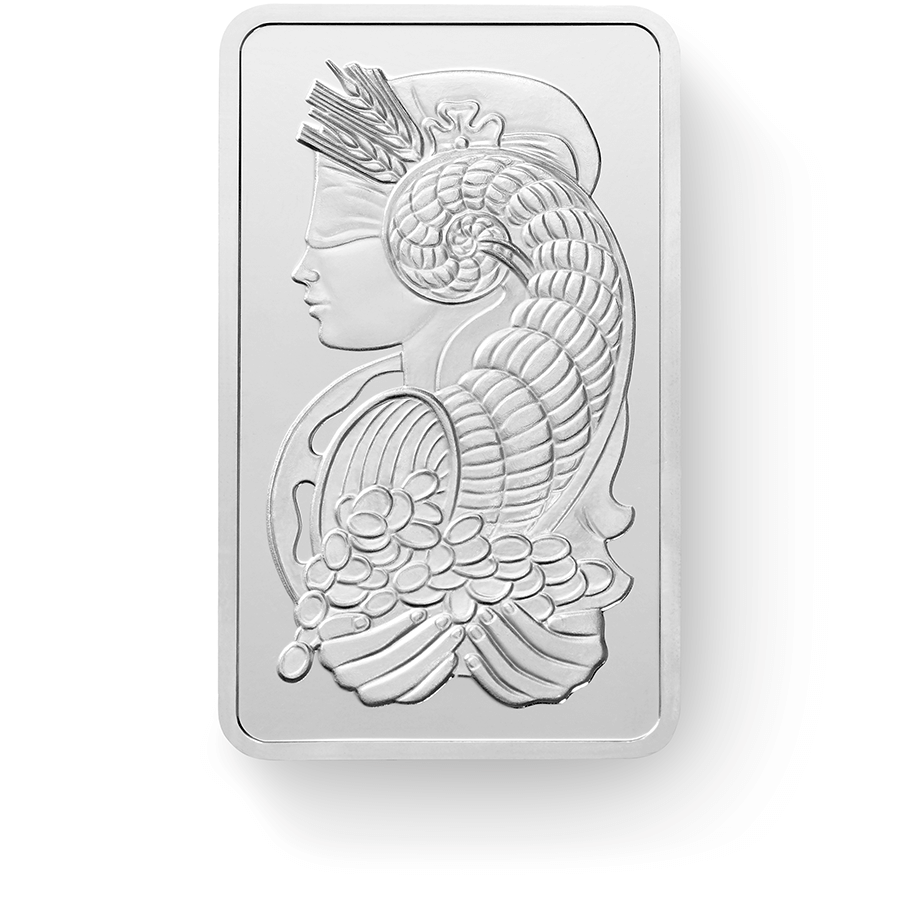 100 gram Silver Bar - PAMP Suisse Lady Fortuna thumbnail 3