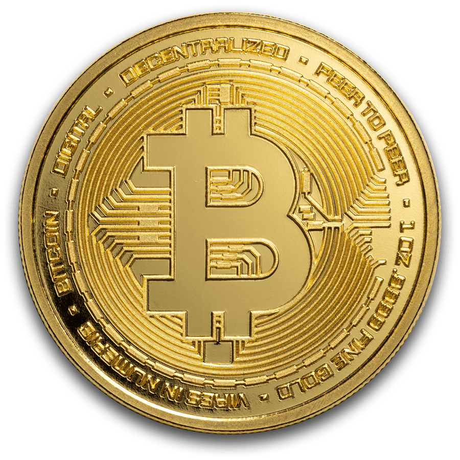 1 ounce Gold Coin - 2025 Bitcoin thumbnail 2