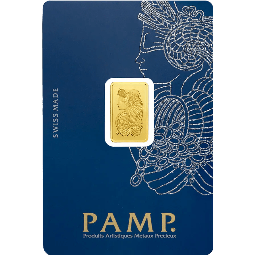 2.5 gram Gold Bar - PAMP Suisse Lady Fortuna — photo 1