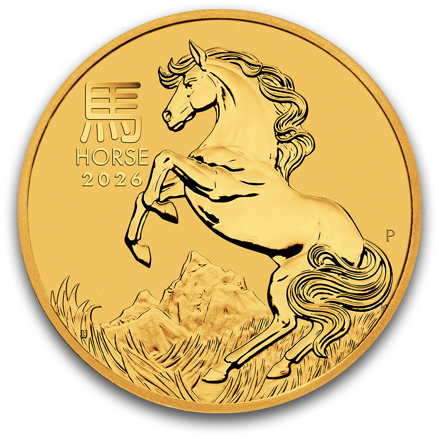 2 ounce Gold Coin - Australian Lunar Horse 2026 (Series III) — photo 1