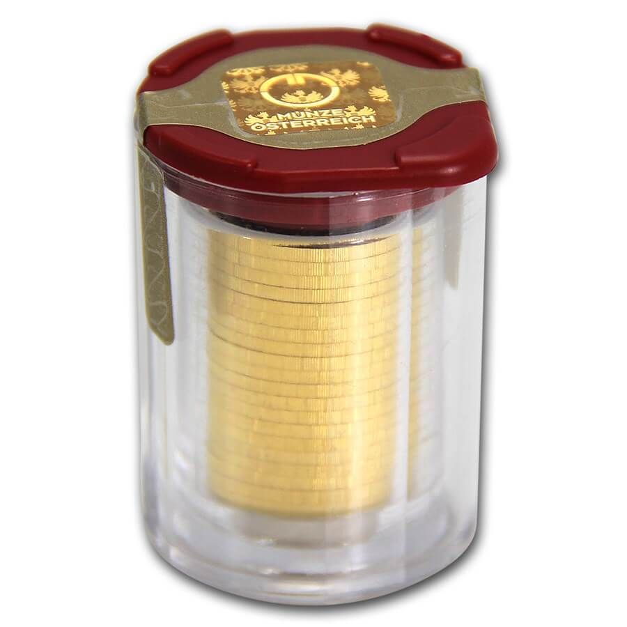 1/10 Unze Gold Coin - Philharmonic BU 2019 thumbnail 3