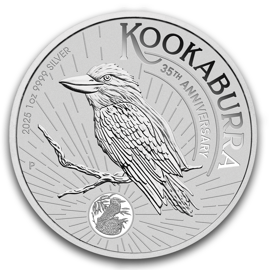 1 ounce Silver Coin - MS-70 PCGS- Australia Kookaburra 2025  thumbnail 2