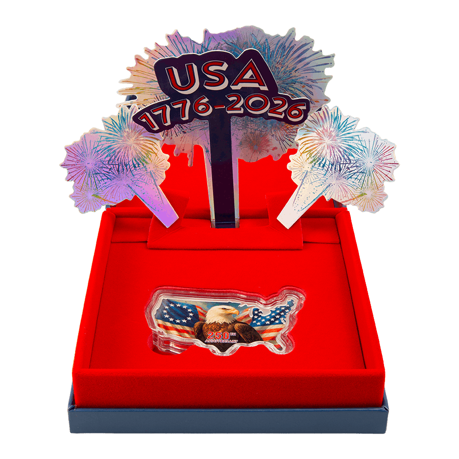 1 ounce Silver Coin - 250th Anniversary of the USA thumbnail 3