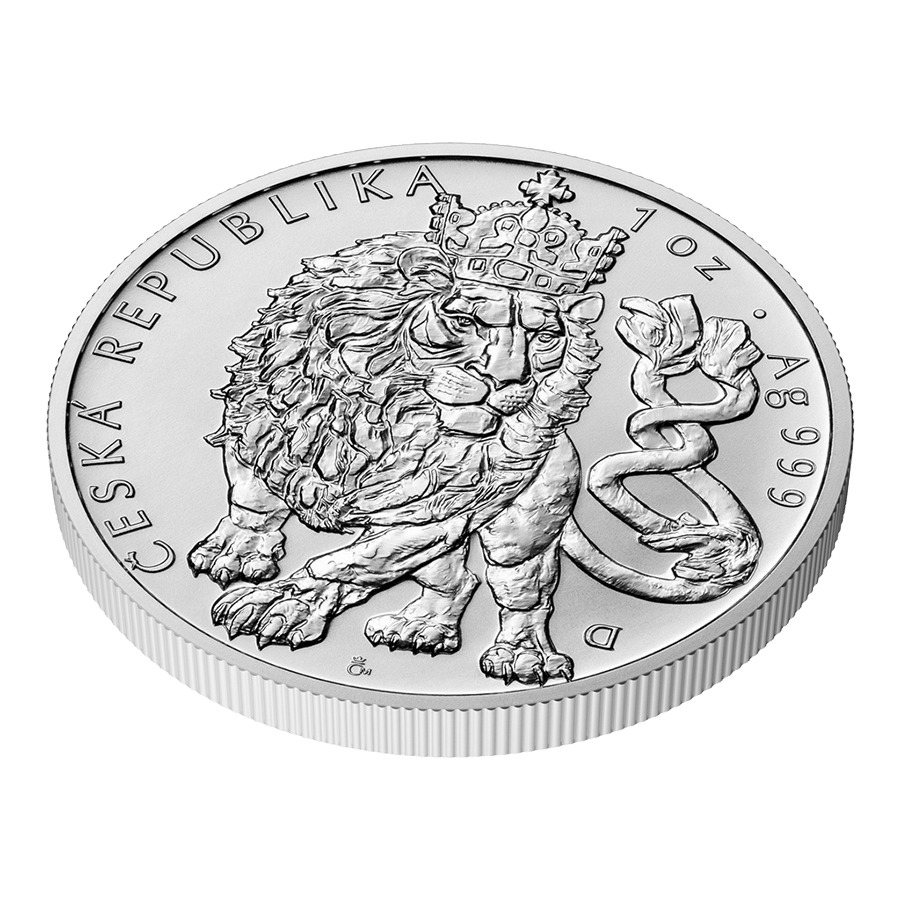 1 ounce Silver Coin - Czech Lion 2026 thumbnail 3