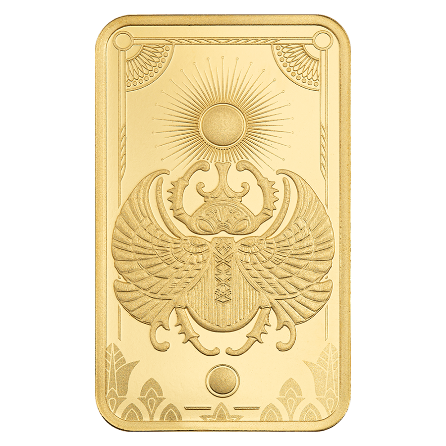 5 gram Gold Bar - Lucky Scarab thumbnail 3
