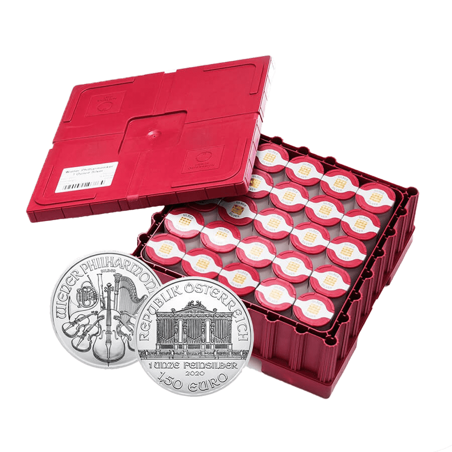 500 Coins Philharmonic Silver Monster Box - Mixed Years — photo 1