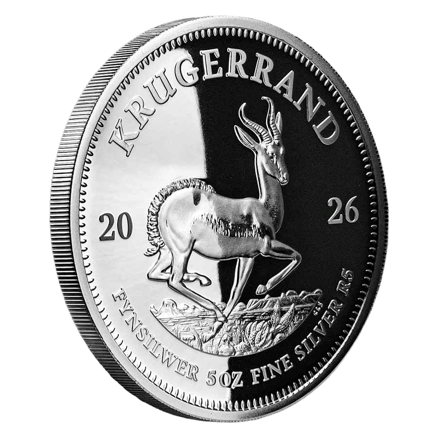 5 ounce Silver Coin - Krugerrand Proof 2026 thumbnail 3