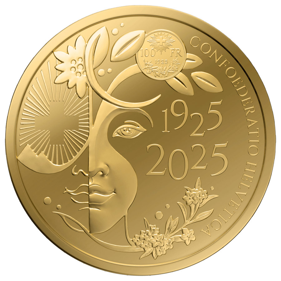 100 Swiss Francs Gold Coin - 100 Year Vreneli — photo 1