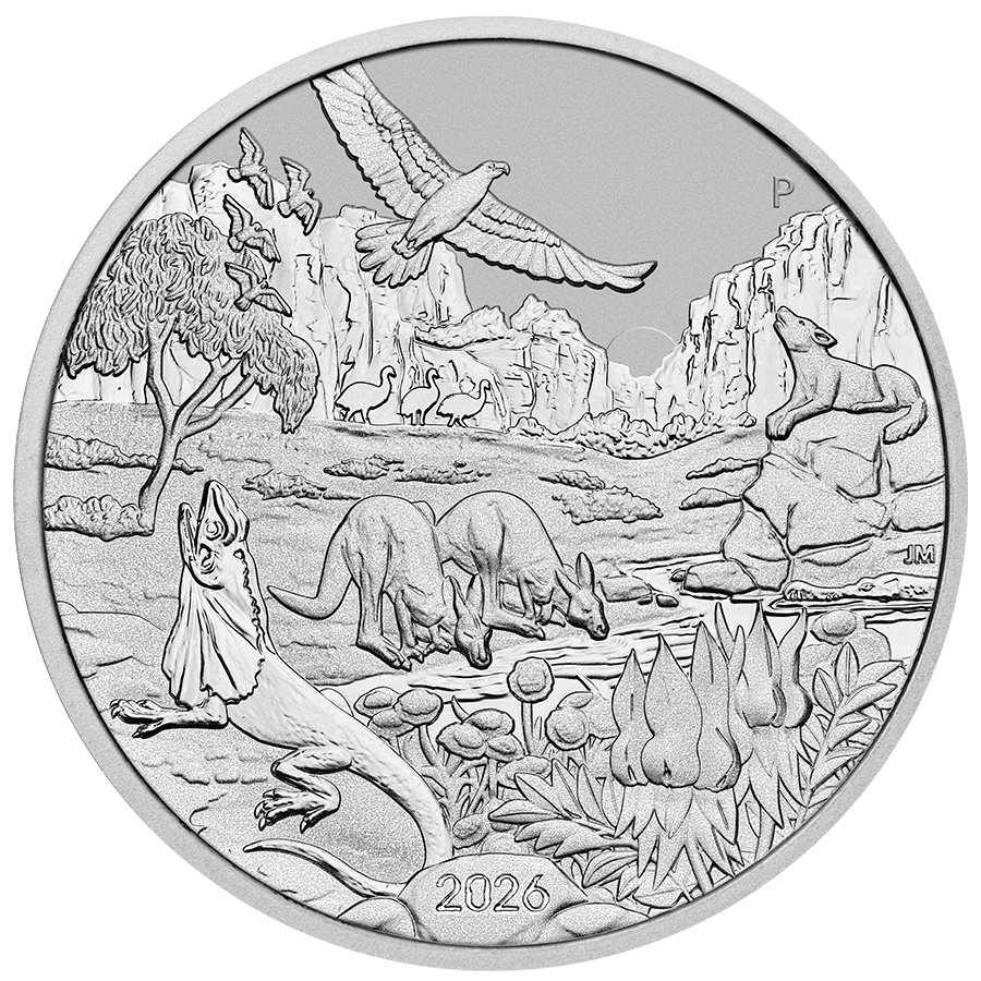1 ounce Platinum Coin - Wonders of Australia - The Outback — photo 1