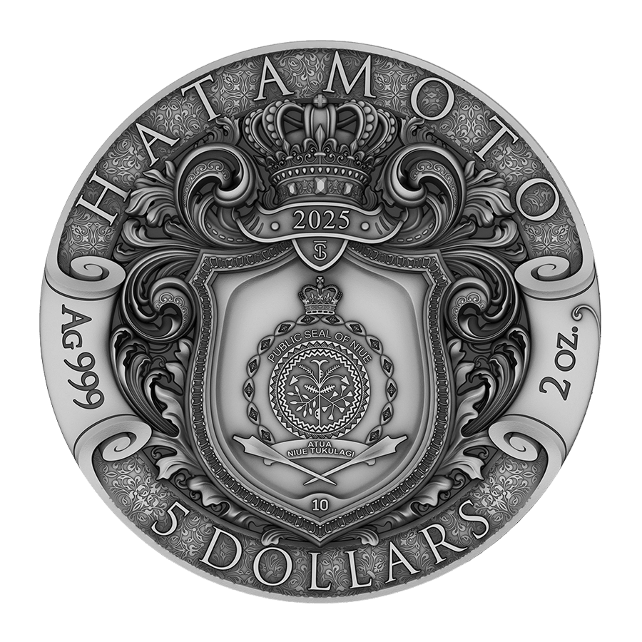 2 ounce Silver Coin - Hatamoto thumbnail 2