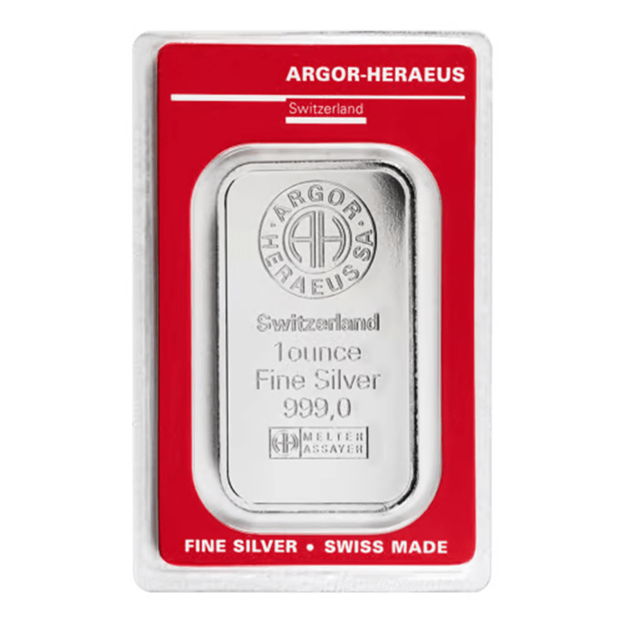 1 ounce Silver Bar - Argor-Heraeus — photo 1