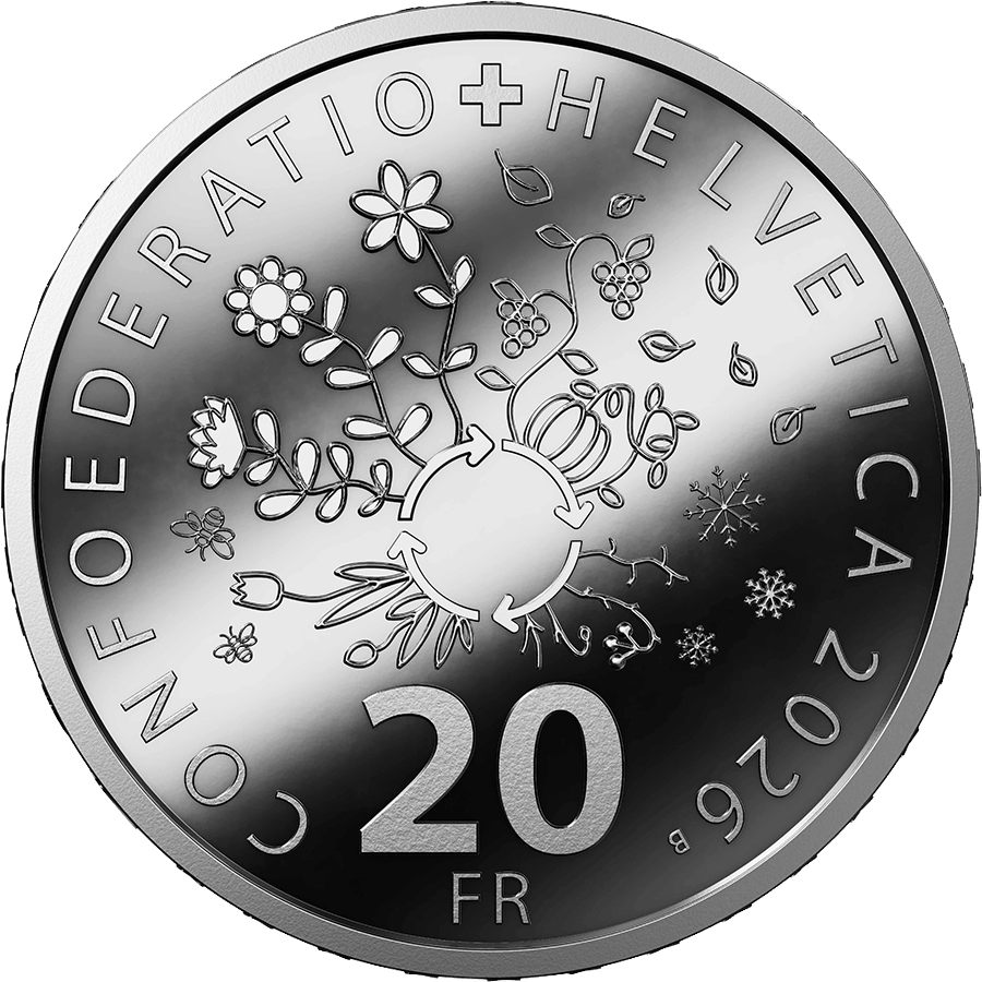 20 gram Silver Coin - 4 Seasons - Summer — photo 1