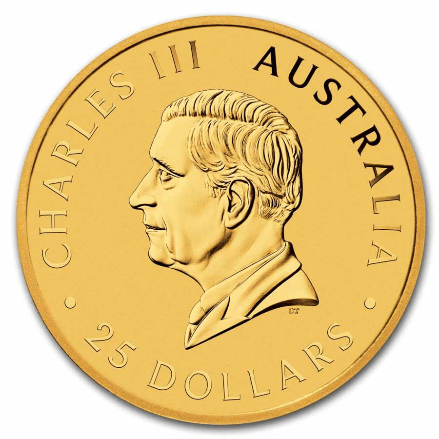 1/4 ounce Gold Coin - Kangaroo 2024 thumbnail 2
