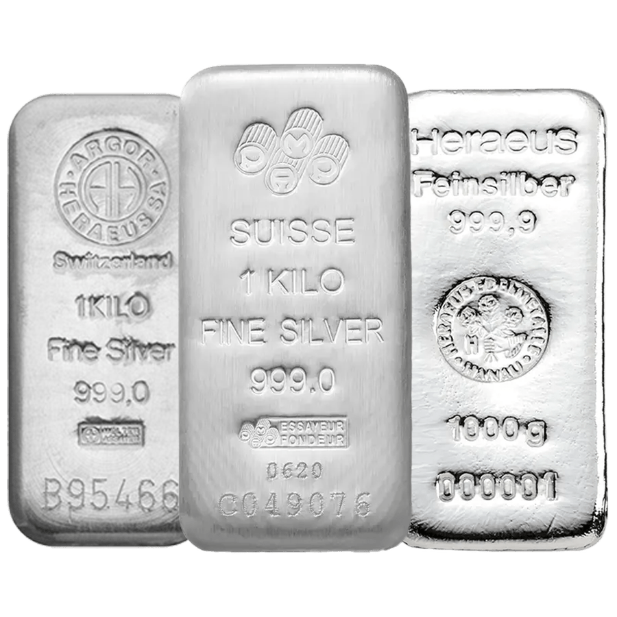 1 kilogram Silver Bar - Random Mint -1