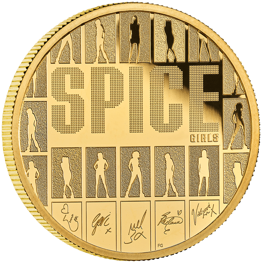 1 ounce Gold Coin - Music Legends Spice Girls Proof thumbnail 3