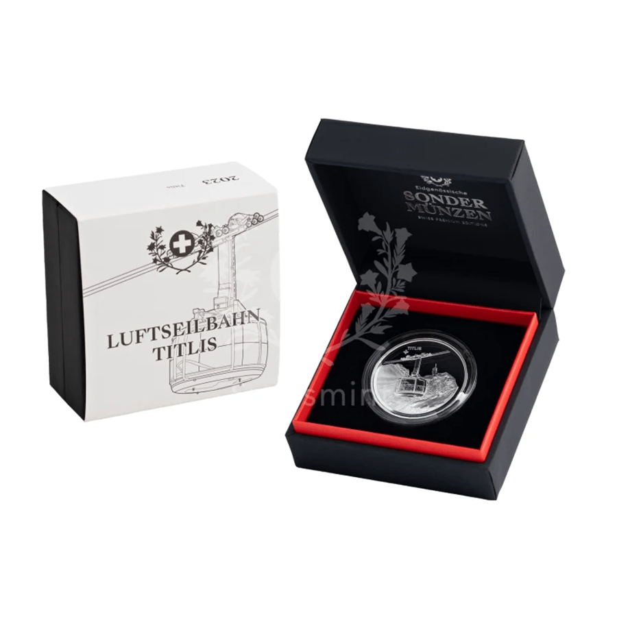 20 gram Silver Coin - Switzerland Titlis Proof 2023 thumbnail 3
