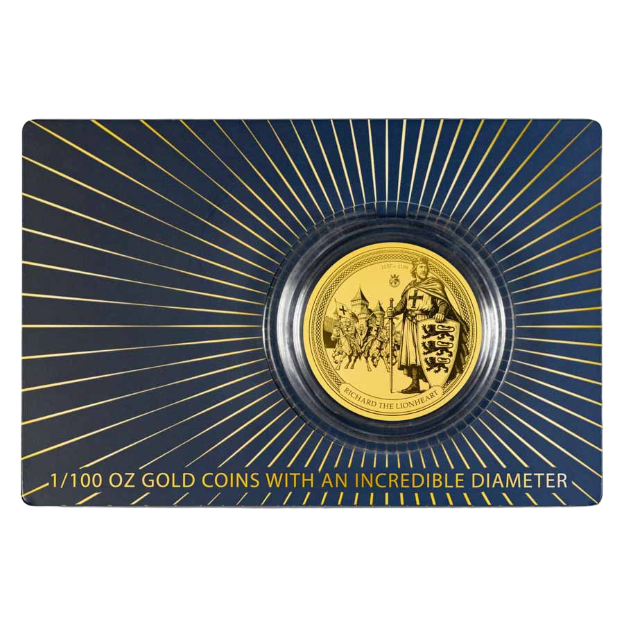 1/100 oz Gold Coin - Emperors of the World - Richard the Lionheart 2026 — photo 1