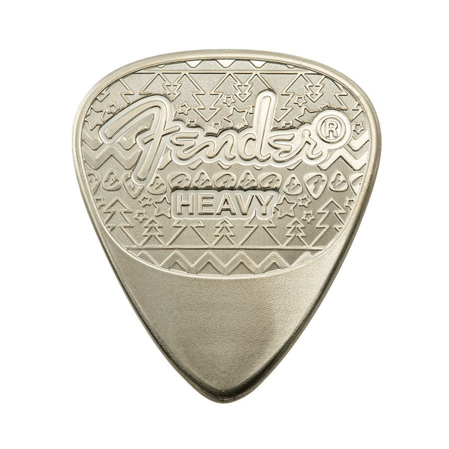10 gram Sterling Silver - Fender Holiday Guitar Pick thumbnail 2