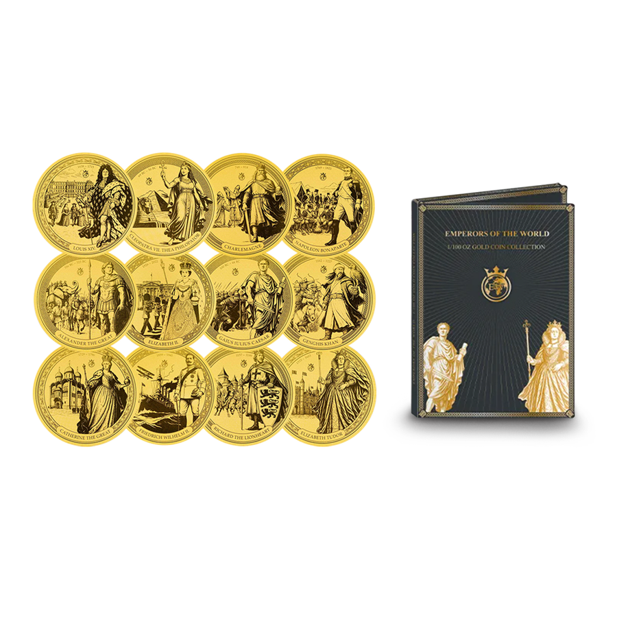 12 Coin-Gold-Set - Emperors of the World 2026 thumbnail 2
