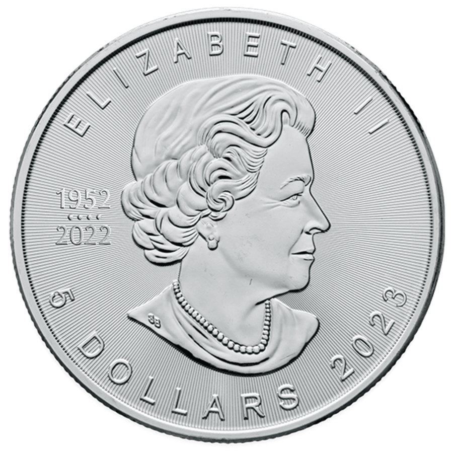 1 ounce Silver Coin - Maple Leaf 2023 thumbnail 2