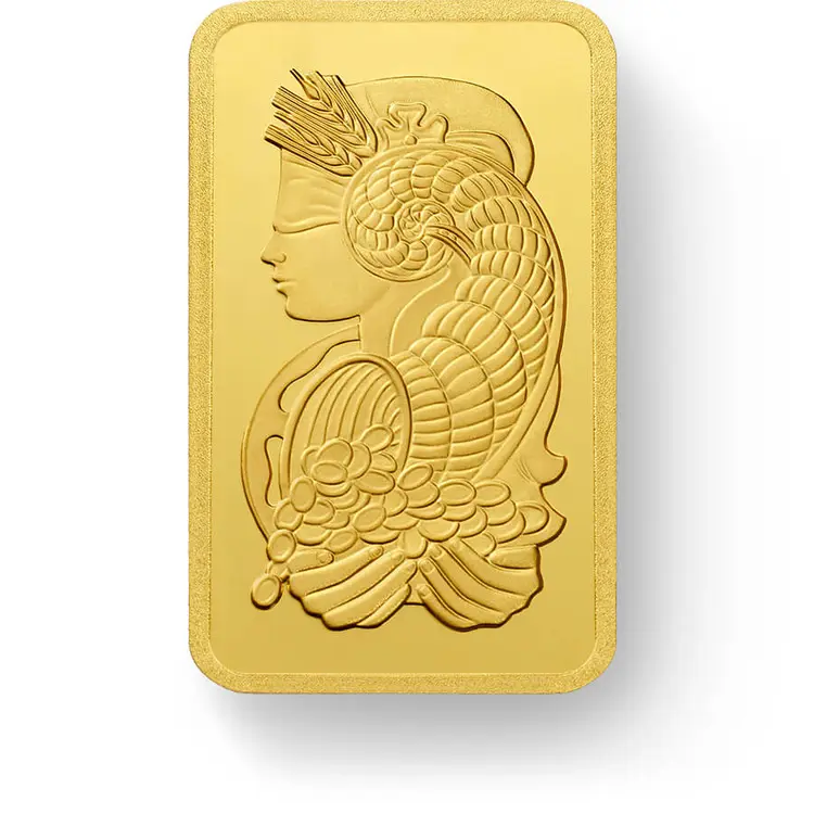 1 ounce Gold Bar - Carbon Neutral - Lady Fortuna thumbnail 3