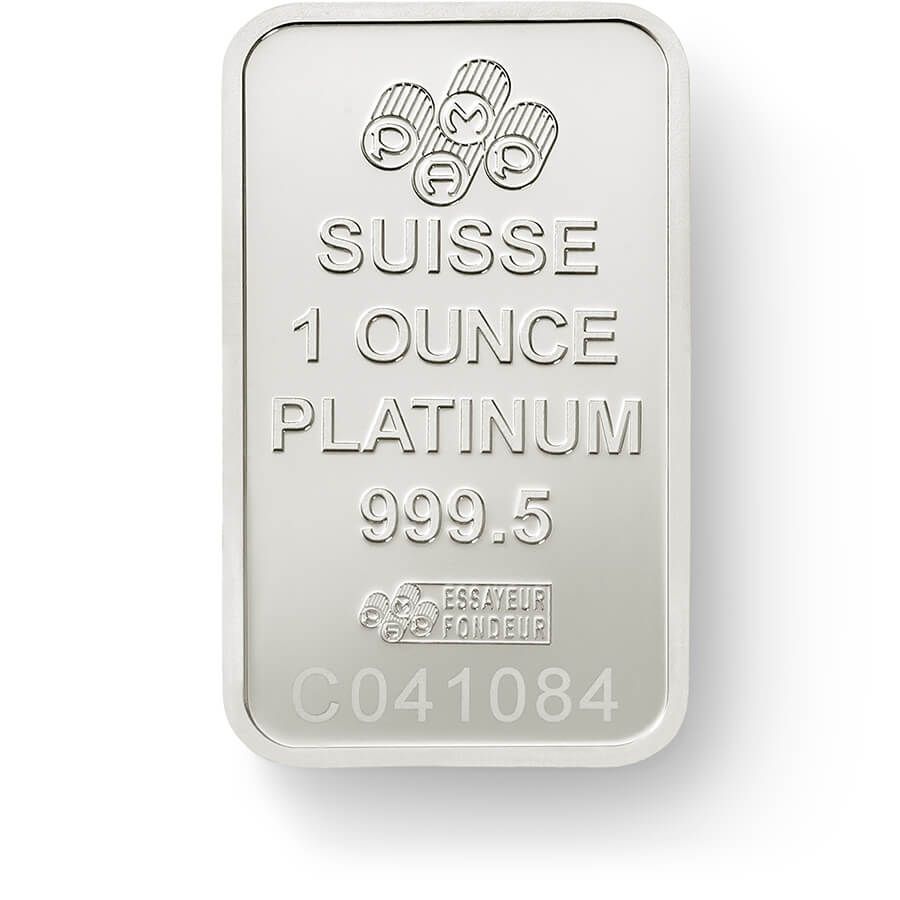 1 ounce Platinum Bar - PAMP Suisse Lady Fortuna thumbnail 4