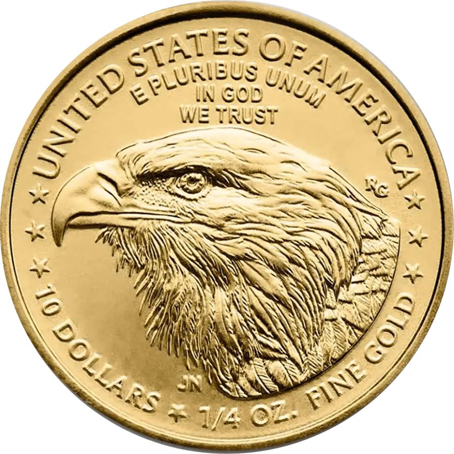 1/4 ounce Gold Coin - American Eagle 2025 thumbnail 2