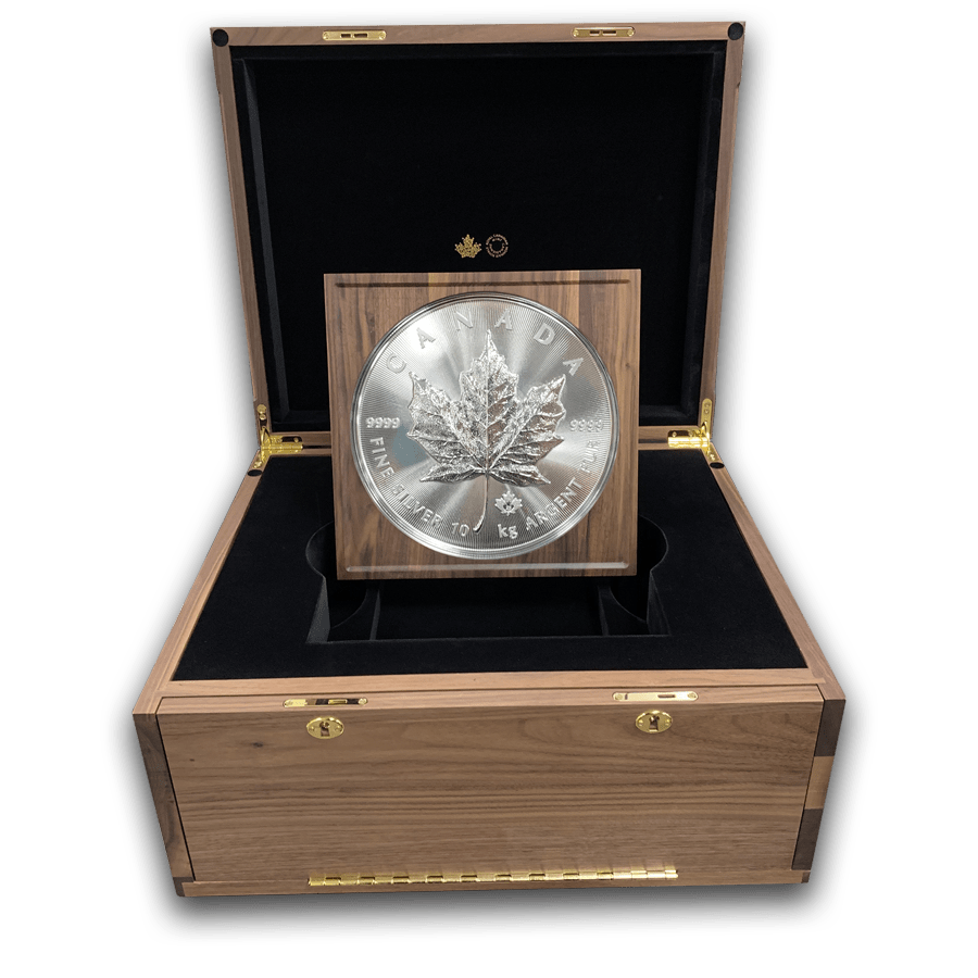 10 Kilo Silver Coin - Big Maple Leaf 2025 thumbnail 3