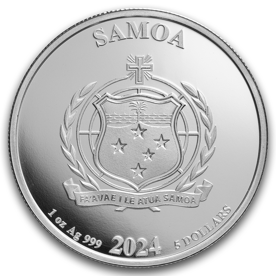 1 ounce Silver Coin - The Joker 2024 thumbnail 2