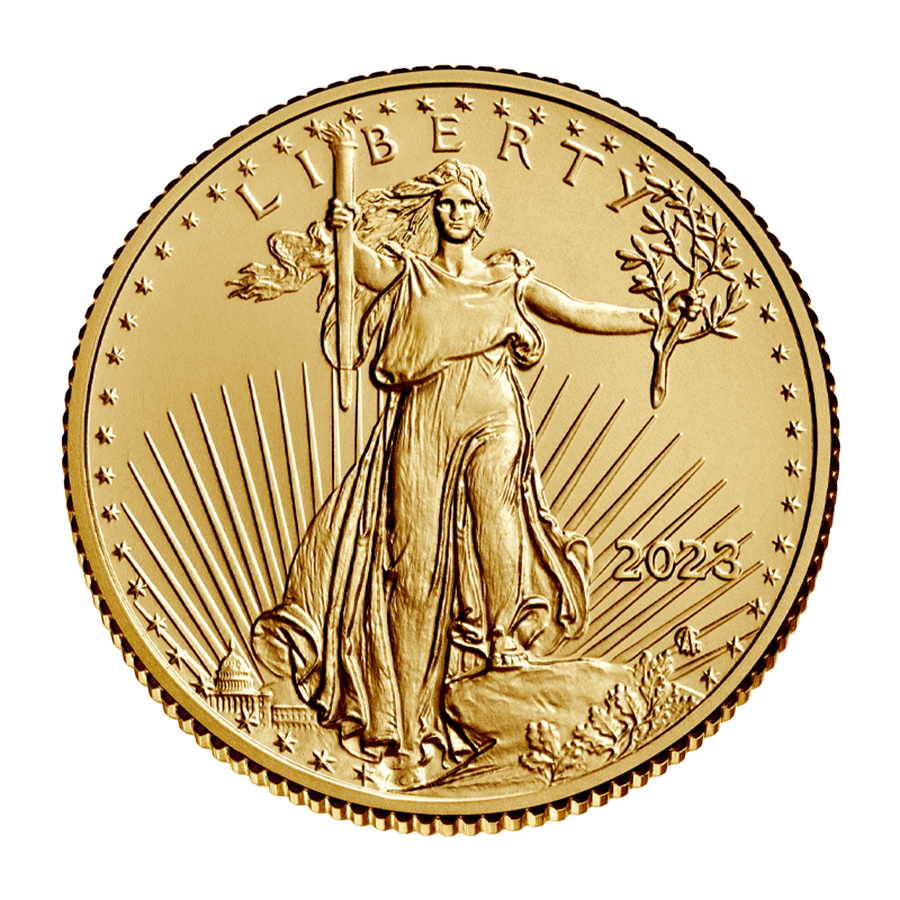 1/4 ounce Gold Coin - American Eagle - Mixed Years — photo 1