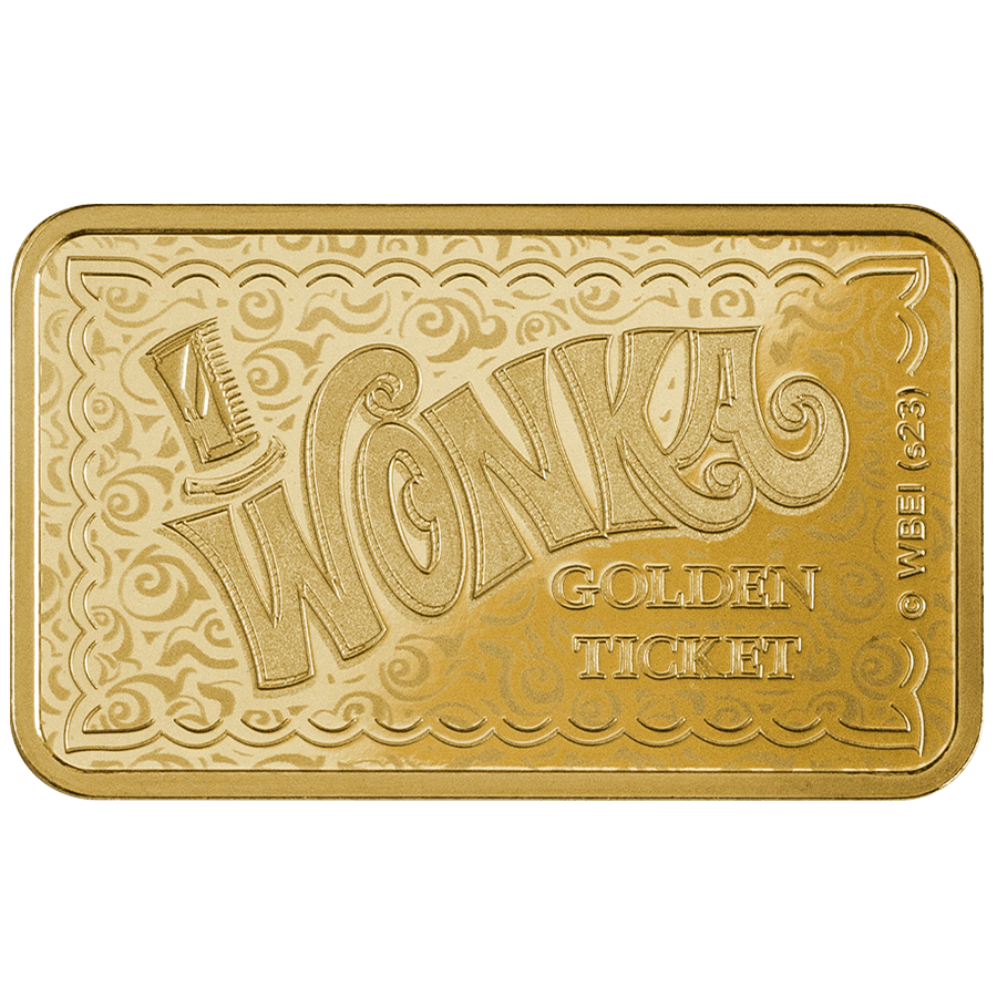 5 gram Gold Bar - Willy Wonka® thumbnail 2