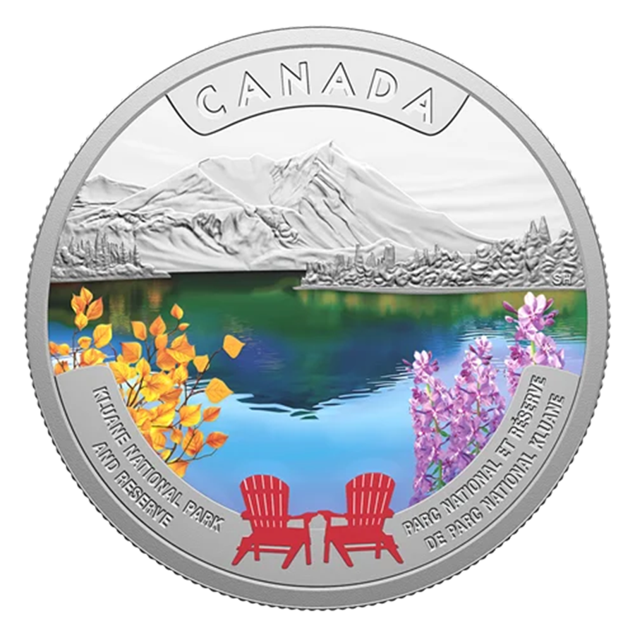 1 ounce Silver Coin - Kluane National Park Proof — photo 1