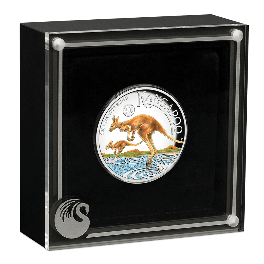 1 ounce Silver Coin - Colorized Kangaroo Proof 2026 thumbnail 3