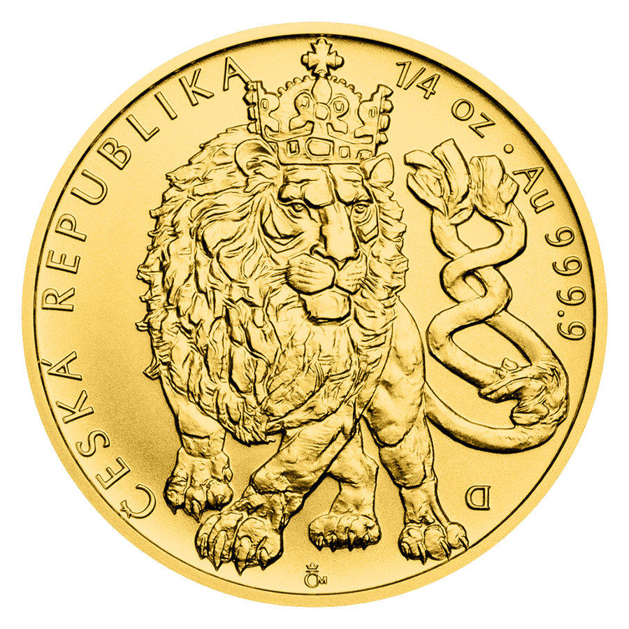 1/4 ounce Gold Coin - Czech Lion 2026 — photo 1