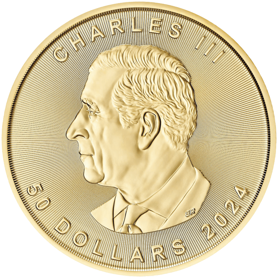 1 ounce Gold Coin - Maple Leaf Charles III 2024 thumbnail 2