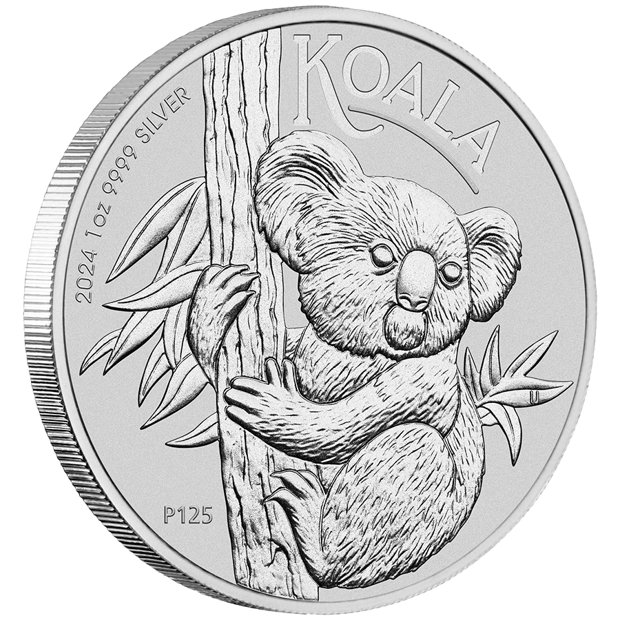 1 Ounce Silver Coin - Australia Koala 2024 thumbnail 3