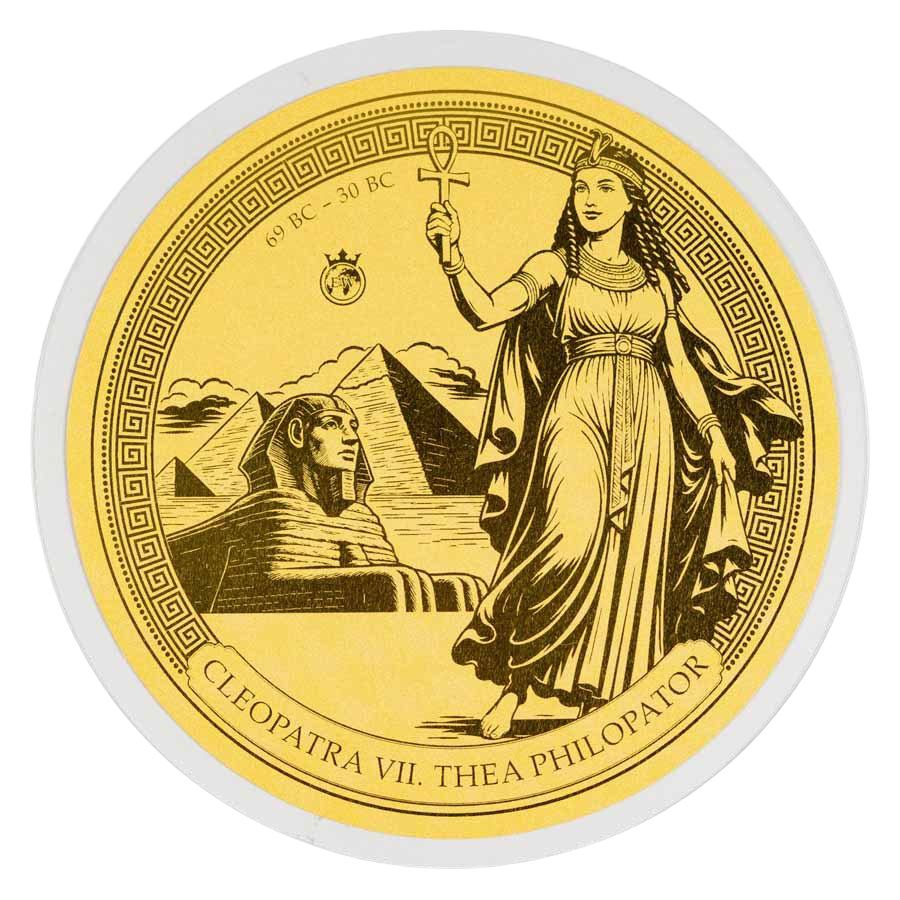 1/100 oz Gold Coin - Emperors of the World - Cleopatra 2026 thumbnail 3