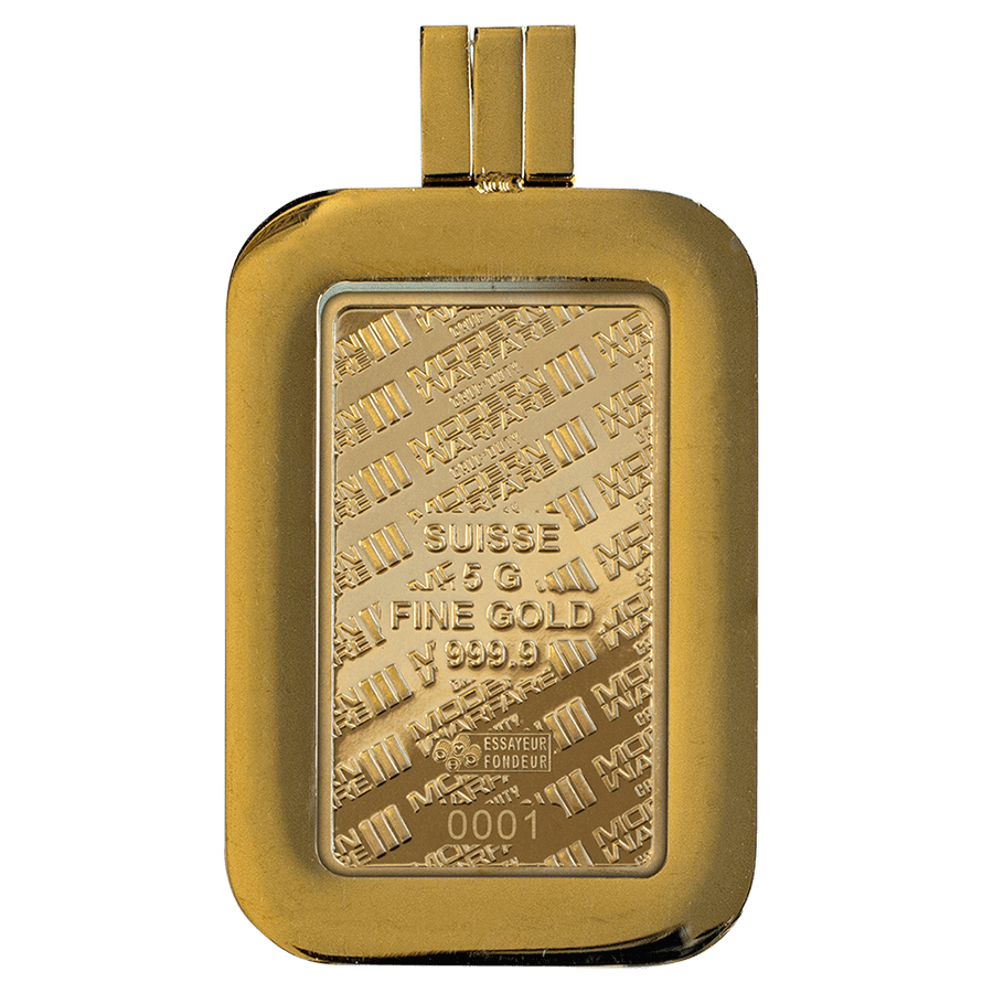 5 gram Gold Bar - Call of Duty (with frame) thumbnail 2