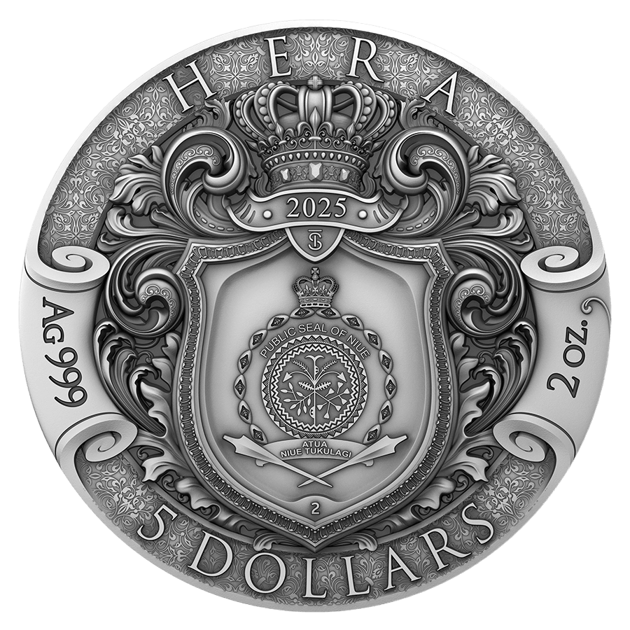 2 ounce Silver Coin - Hera thumbnail 2