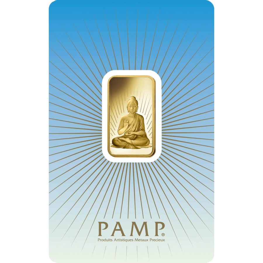10 gram Gold Bar - PAMP Suisse Buddha  — photo 1