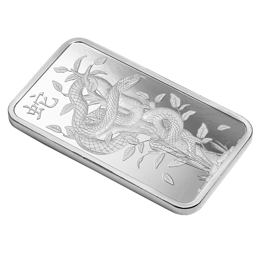 1 ounce Silver Bar - PAMP Suisse Lunar Snake 2025 thumbnail 7