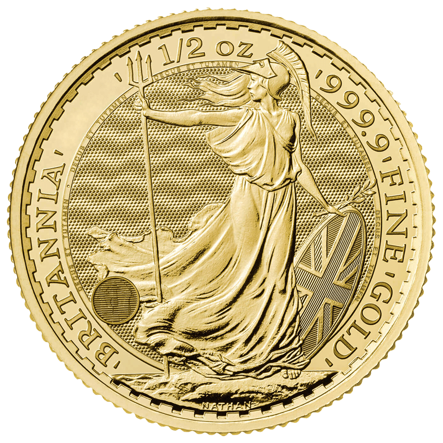 1/2 ounce Gold Coin - Britannia - Mixed Years — photo 1